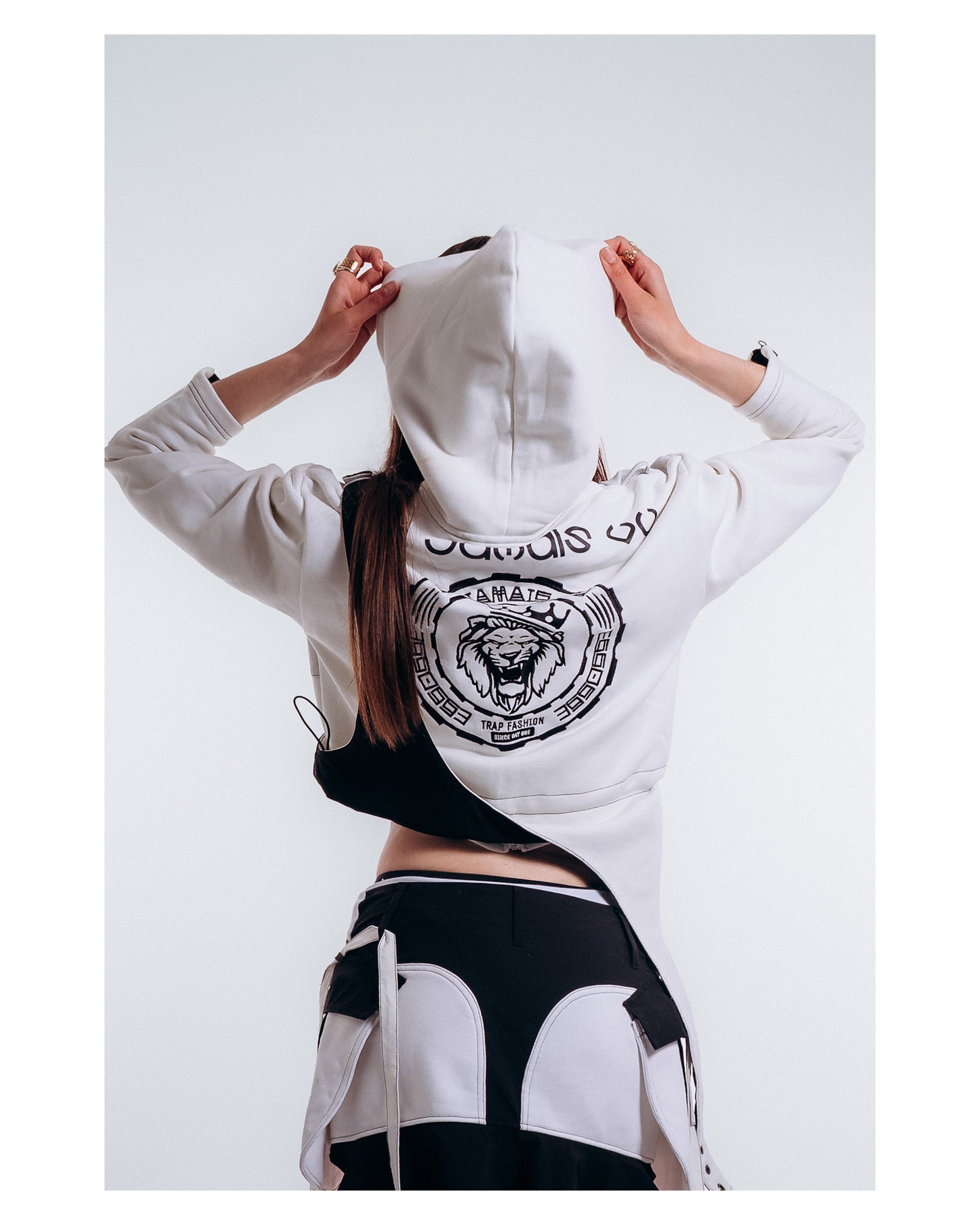 CoCo Trap crop hoodie Tech