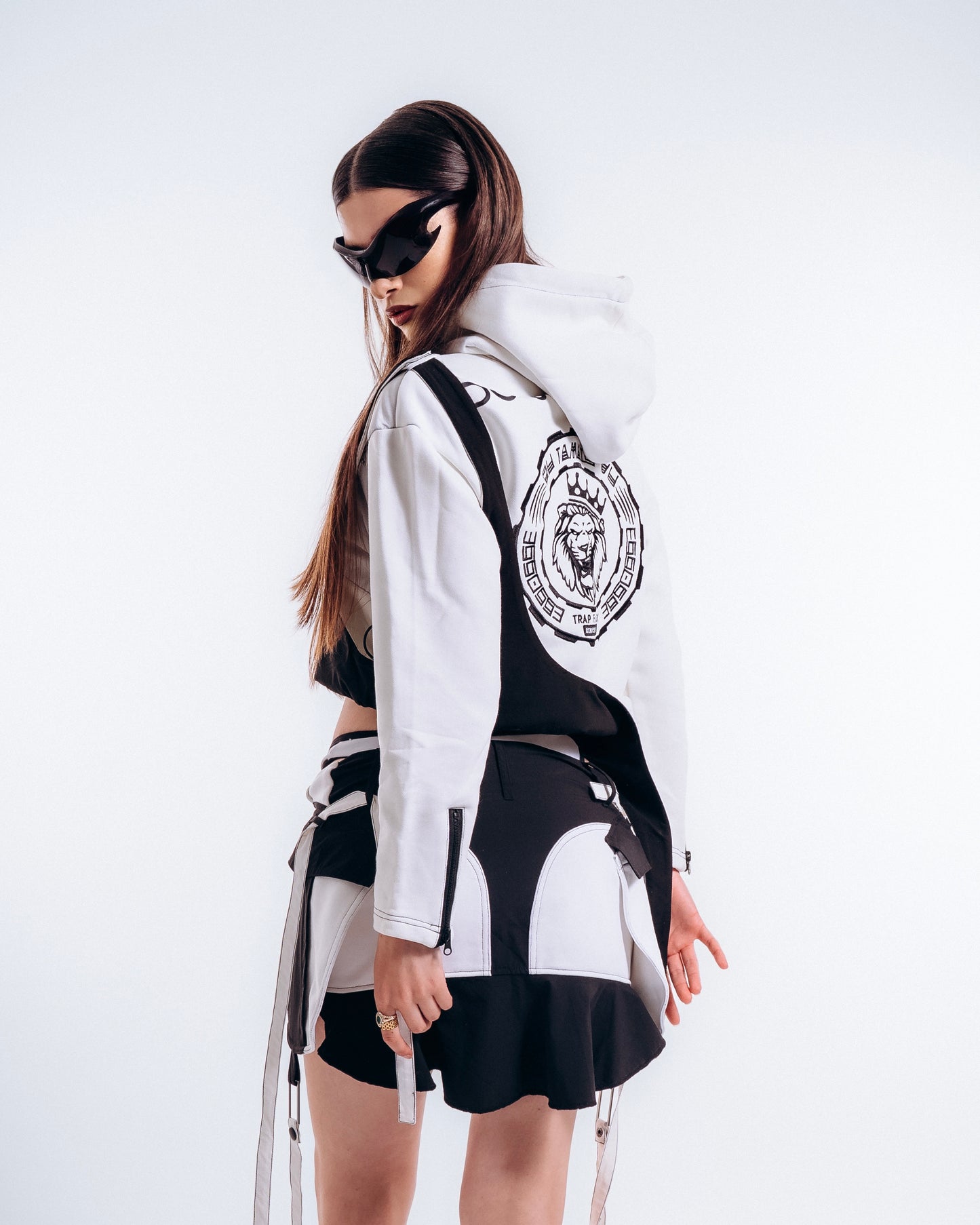 CoCo Trap crop hoodie Tech
